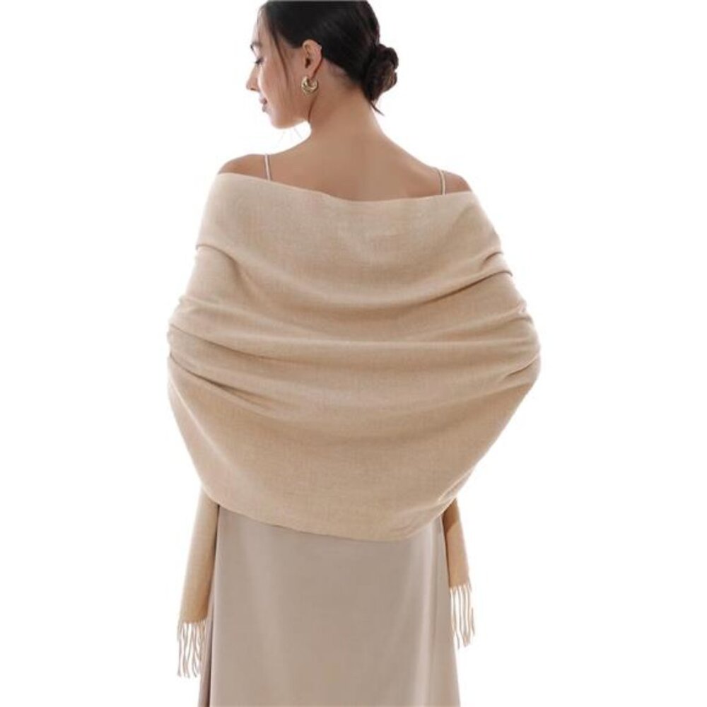 RIIQIICHY Winter Scarfs for Women Pashmina Shawls Wraps for Evening Dresses